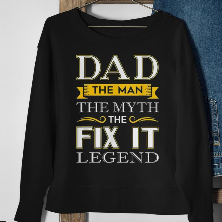 Mens Mr Fix It Dad Gifts Handy Man Dad Fathers Day Gift Sweatshirt Gifts for Old Women