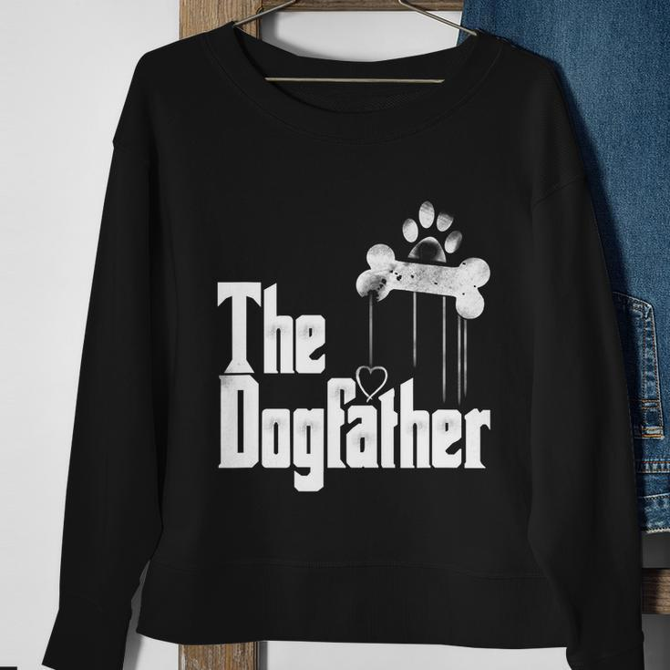 Mens The Dogfather Shirt Dad Dog Tshirt Funny Fathers Day Tee Tshirt Sweatshirt Gifts for Old Women