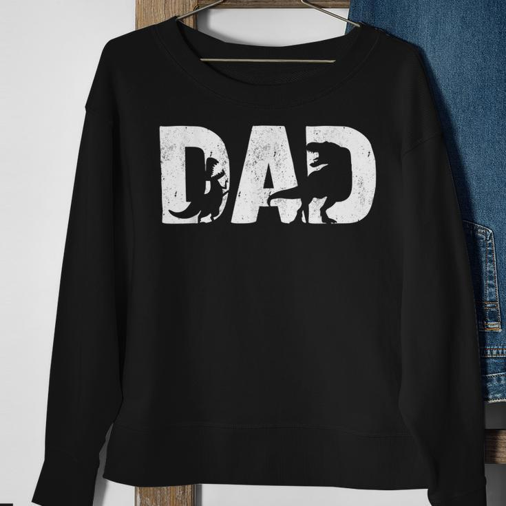 Mens Trex Dad Dinosaur Lover Cool Vintage Mens Fathers Day V2 Sweatshirt Gifts for Old Women