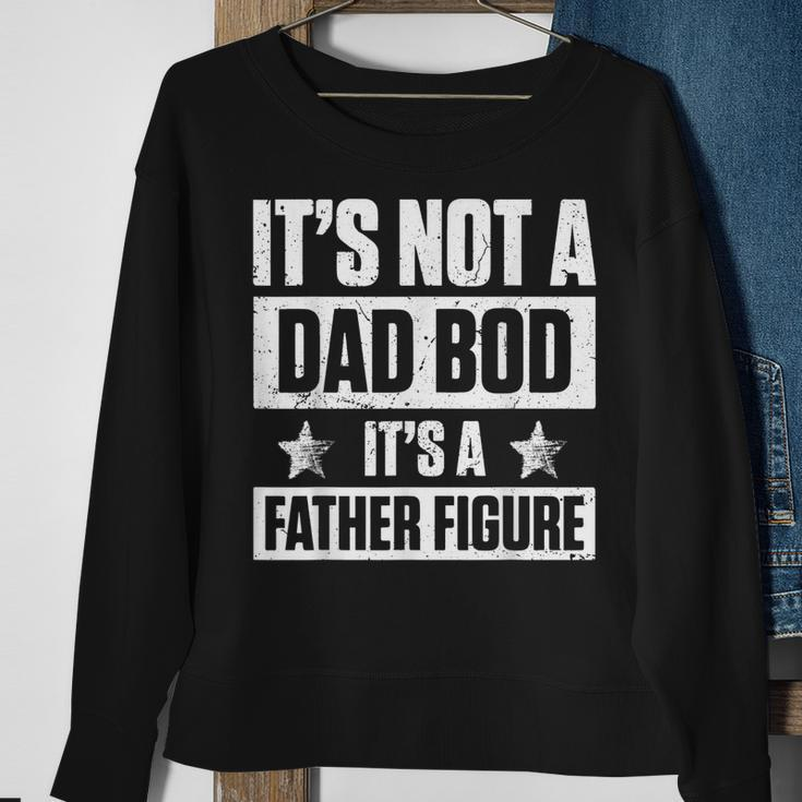 Mens Vintage Its Not A Dad Bod Its A Father Figure Funny Dad Sweatshirt Gifts for Old Women
