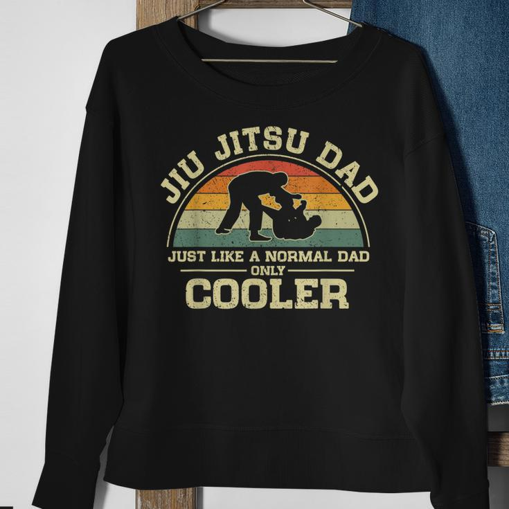 Mens Vintage Jiu Jitsu Dad Just Like A Normal Dad Only Cooler Sweatshirt Gifts for Old Women