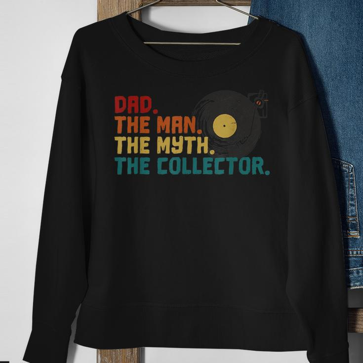 Mens Vinyl Dad Man Myth The Retro Record Collector Vintage Music Sweatshirt Gifts for Old Women