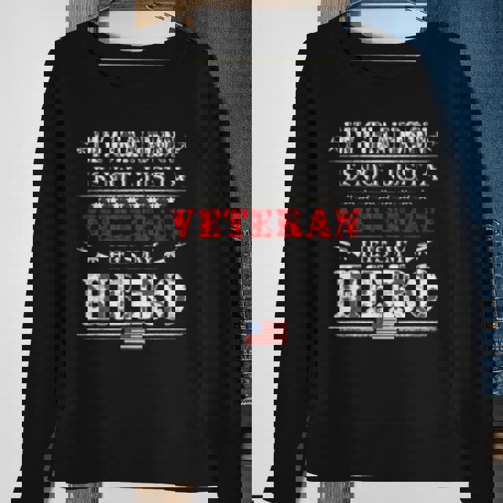 Military Family Veteran My Grandson Us Veteran My Hero Sweatshirt Gifts for Old Women Military Family Veteran My Grandson Us Veteran My Hero Sweatshirt Gifts for Old Women