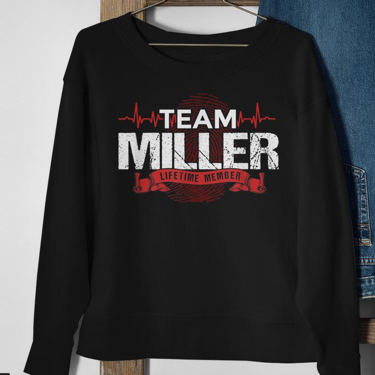 Miller Team Familientreffen Dna Herzschlag Geschenk Sweatshirt Geschenke für alte Frauen