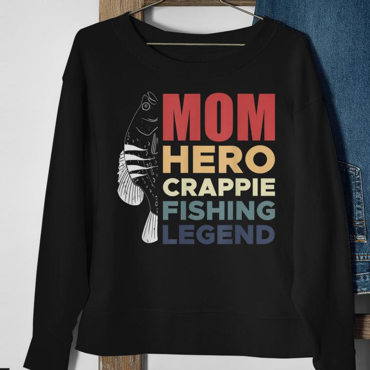 Mom Hero Crappie Fishing Legend Muttertag Sweatshirt Geschenke für alte Frauen