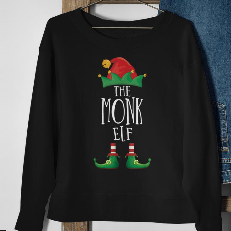 Mönch Elf Familie Passender Pyjama Weihnachten Gamer Elf Sweatshirt Geschenke für alte Frauen