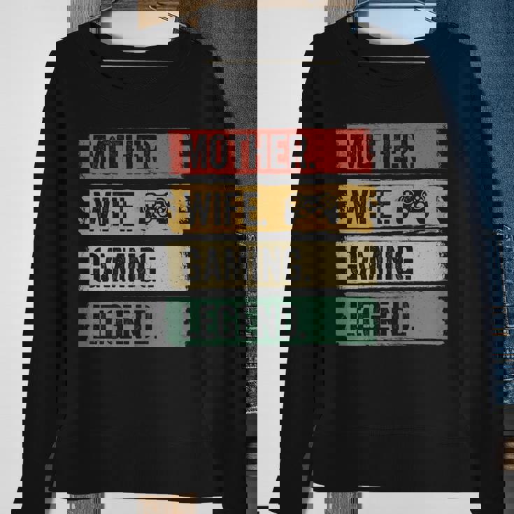 Mutter Video Gaming Legende Vintage Video Gamer Frau Mama Sweatshirt Geschenke für alte Frauen