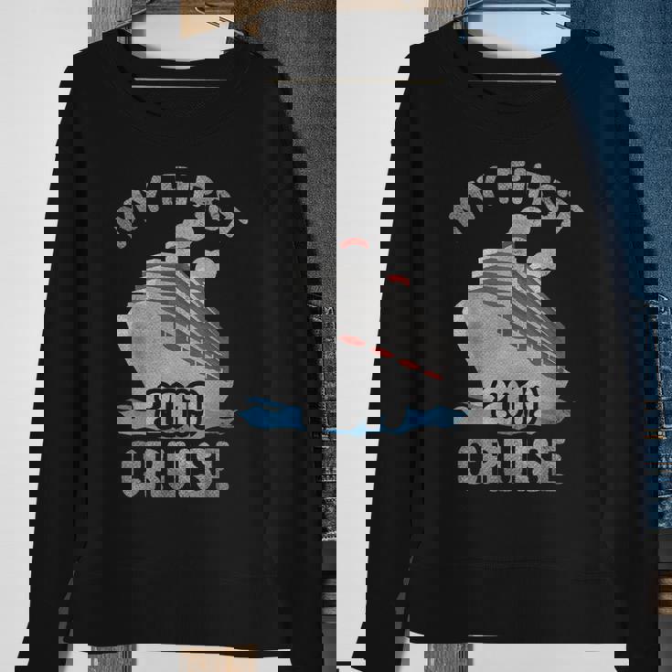 My First Cruise 2019 Cruising Vacation Trip Sweatshirt Gifts for Old Women