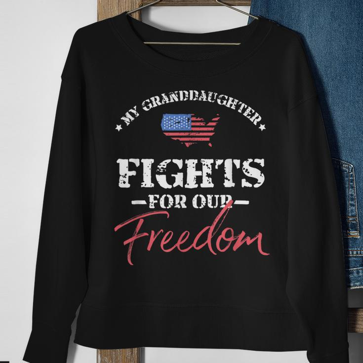 My Granddaughter Is In The Military Sweatshirt Gifts for Old Women