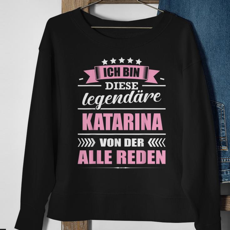 Name Katarina Vorname Namensgeschenke Namenstag Sweatshirt Geschenke für alte Frauen