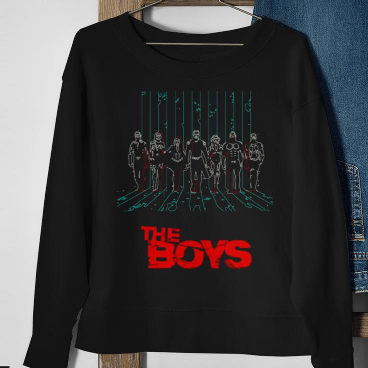 Neon Design The Boys Tv Show Sweatshirt Gifts for Old Women