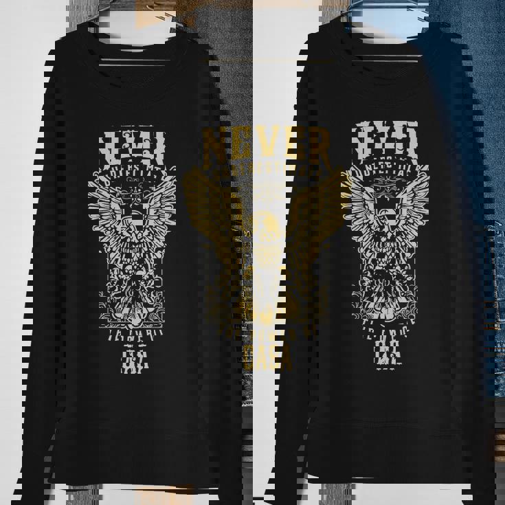 Never Underestimate The Power Of Casa Personalized Last Name Sweatshirt Gifts for Old Women