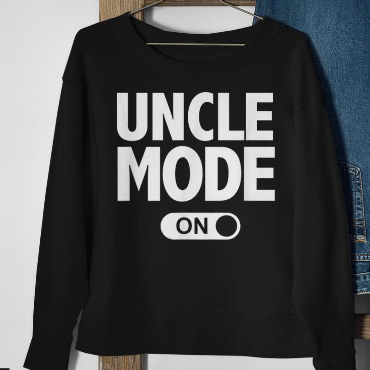 New Uncle Mode Pregnancy Baby Announcement Sweatshirt Gifts for Old Women