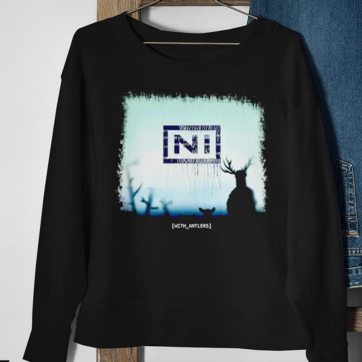 Ni With Antlers Sweatshirt Gifts for Old Women