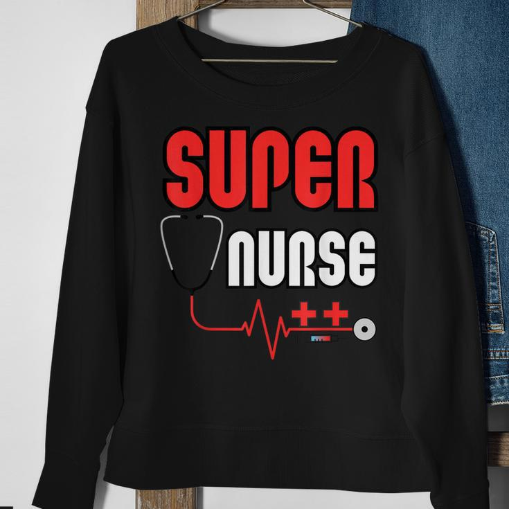 Not All Heroes Wear Capes Celebrating Our Super Nurses Sweatshirt Gifts for Old Women