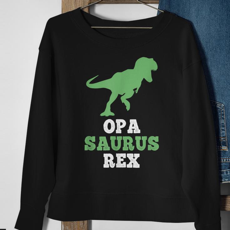 Opa-Saurus Rex Dinosaur Opasaurus Sweatshirt Geschenke für alte Frauen