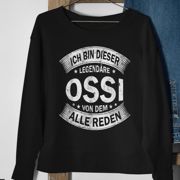Ostdeutscher Ich Bin Dieser Legendäre Ossi Spruch Sweatshirt Geschenke für alte Frauen