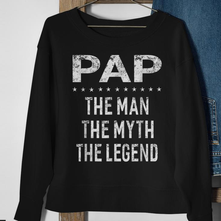 Pap The Man Der Mythos Die Legende Grandpa Men Sweatshirt Geschenke für alte Frauen