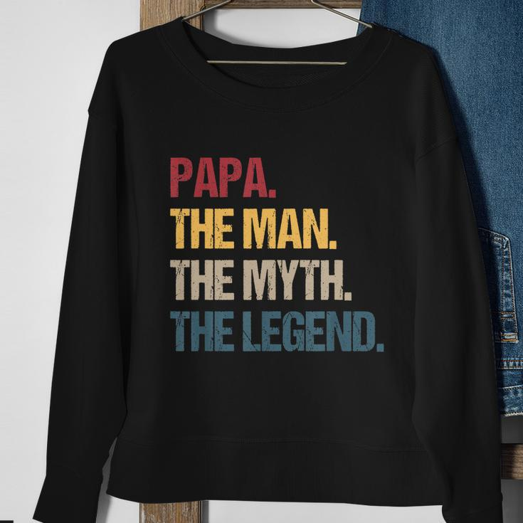 Papa Man Myth Legend Shirt For Mens & Dad Funny Father Gift Tshirt Sweatshirt Gifts for Old Women
