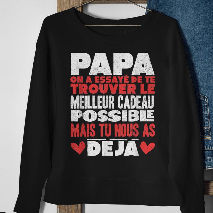 Papa Zum Vatertag Geschenk Für Papa Geburtstag Vater V4 Sweatshirt Geschenke für alte Frauen