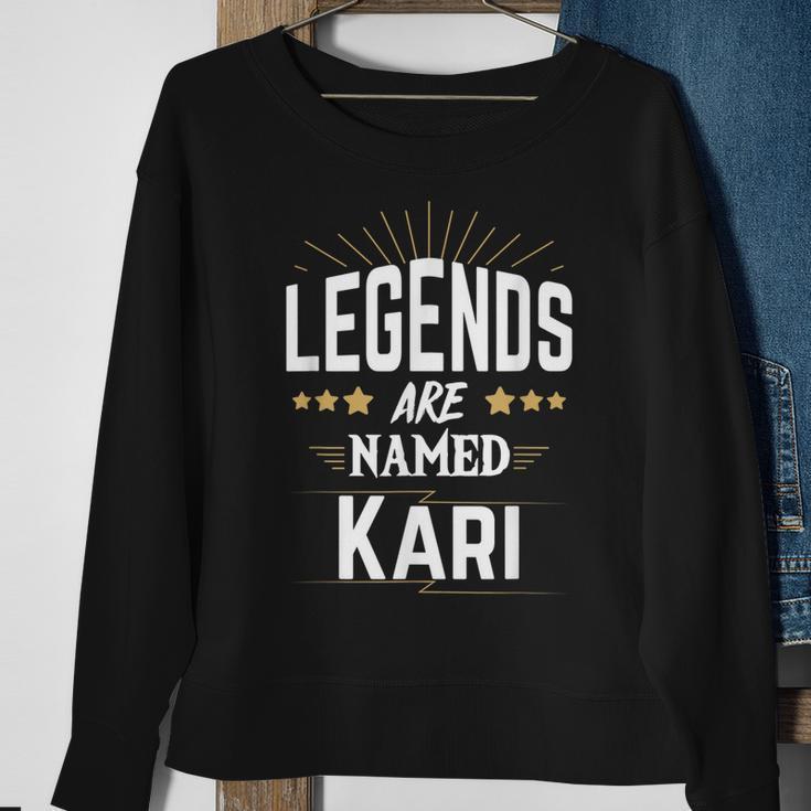 Personalisiertes Legends Sweatshirt mit KARI Design, Unikat Tee Geschenke für alte Frauen