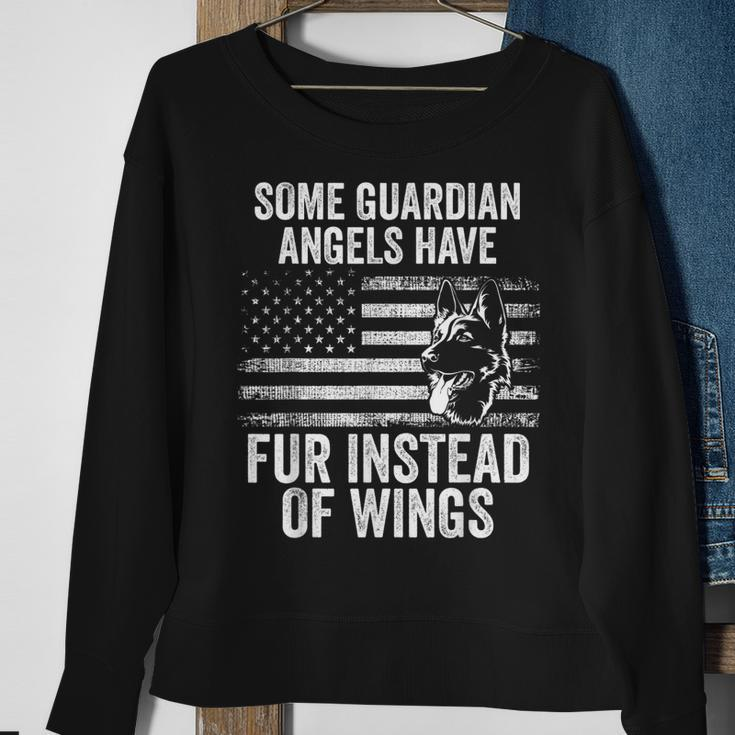 Police Dogs Some Guardian Angels Have Fur Instead Of Wings Sweatshirt Gifts for Old Women