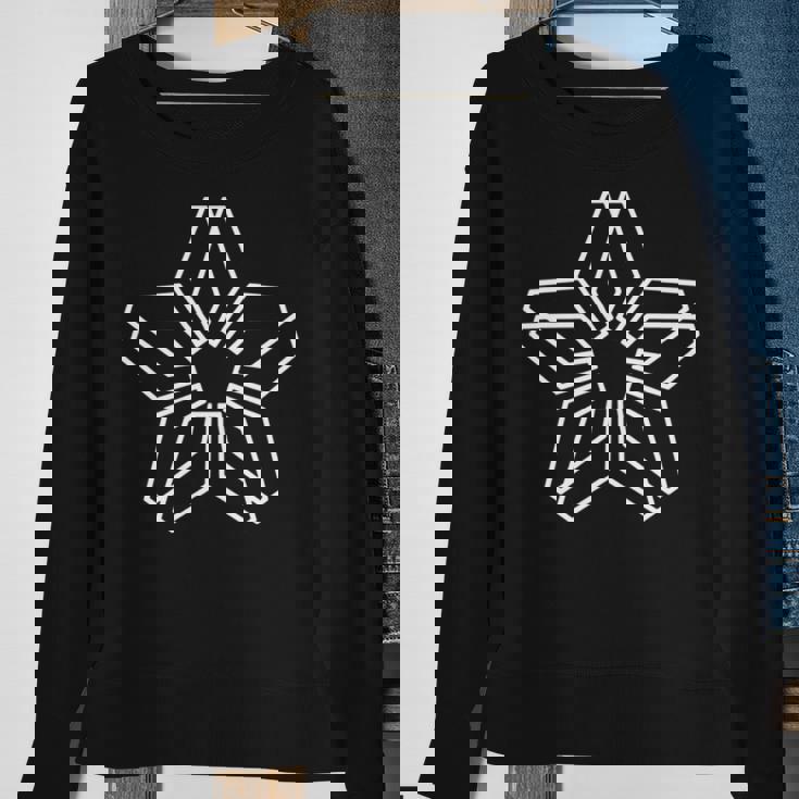 Police Star Symbol Astral Chain Sweatshirt Gifts for Old Women