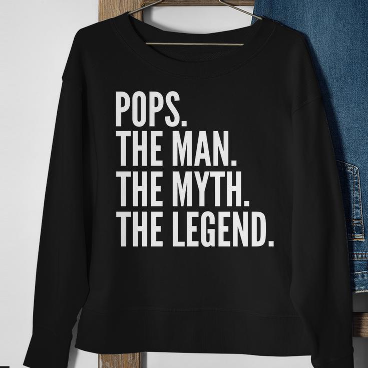 Pops The Man Der Mythos Die Legende Dad Sweatshirt Geschenke für alte Frauen