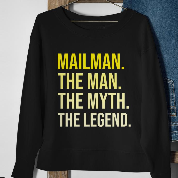 Postal Worker Mailman Gift The Man Myth Legend Cute Gift Sweatshirt Gifts for Old Women