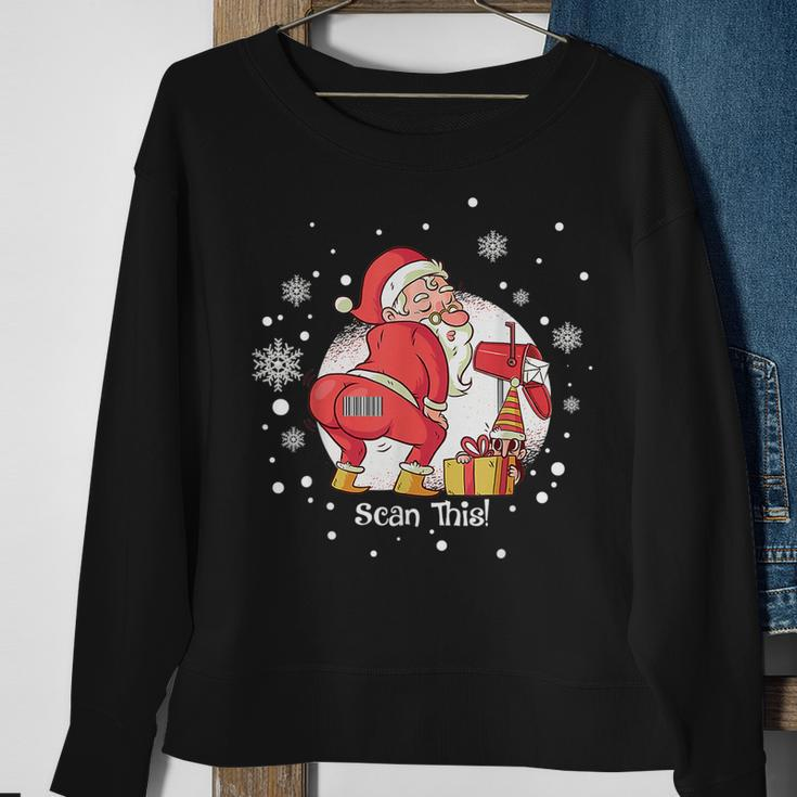 Postal Worker Scan This Christmas V2 Men Women Sweatshirt Graphic Print Unisex Gifts for Old Women