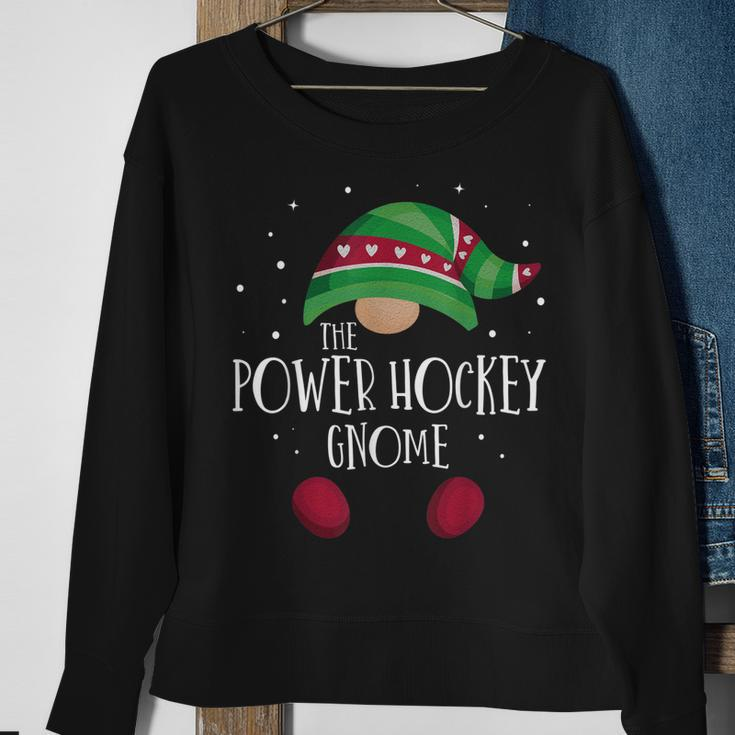 Power Hockey-Zwerg Weihnachts-Sweatshirt, Passender Familien-Pyjama Geschenke für alte Frauen