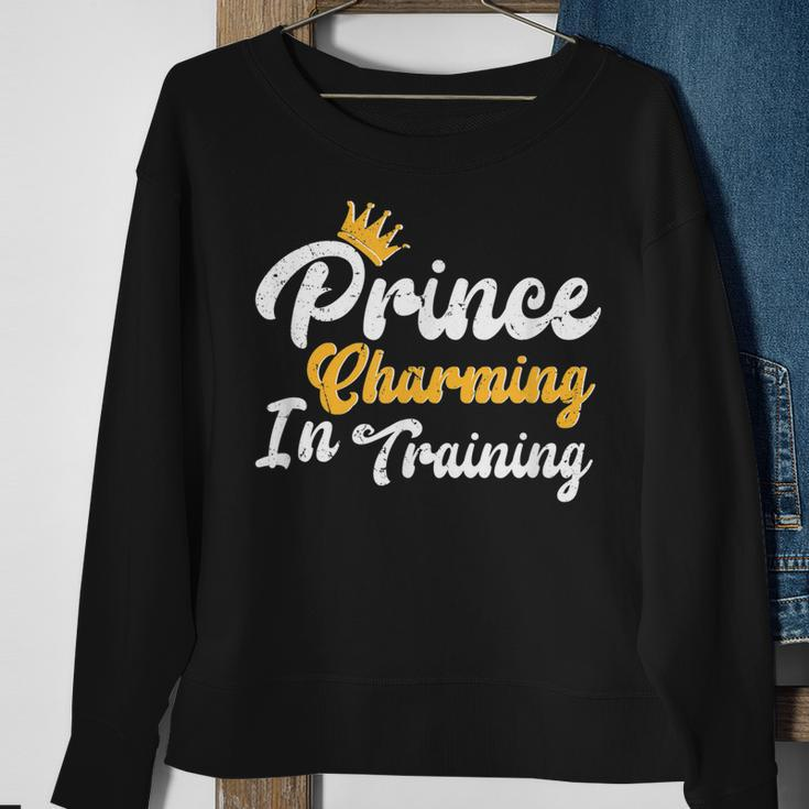 Prince Charming In Training Fairy Tale Hero Birthday Party Sweatshirt Gifts for Old Women