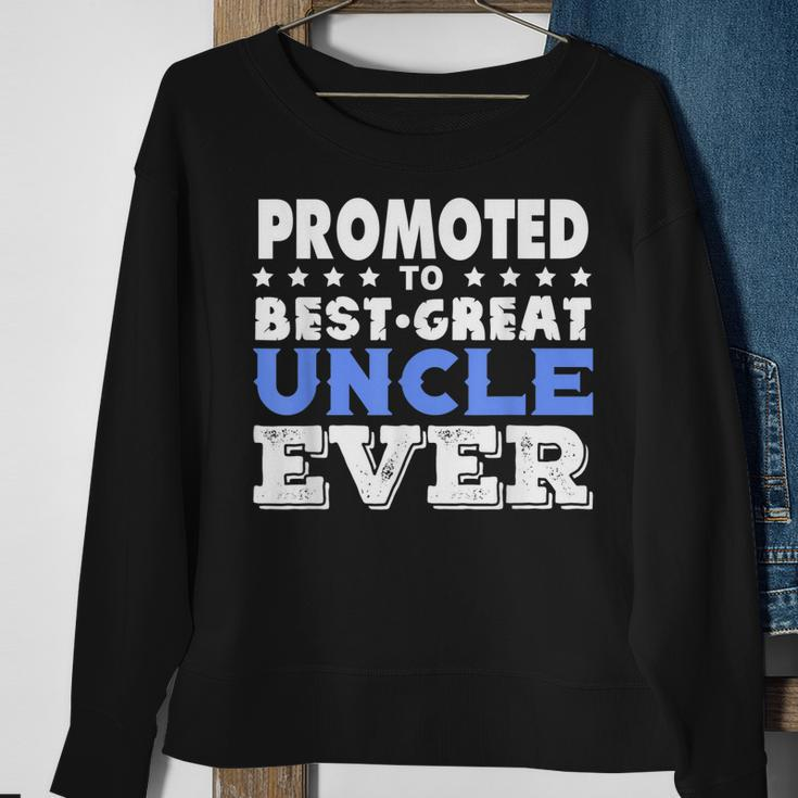 Promoted To Best Great Uncle New Great Uncle Sweatshirt Gifts for Old Women