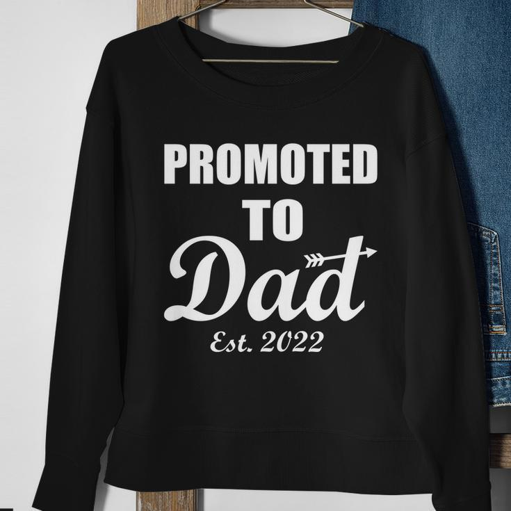 Promoted To Dad Est 2022 Sweatshirt Gifts for Old Women
