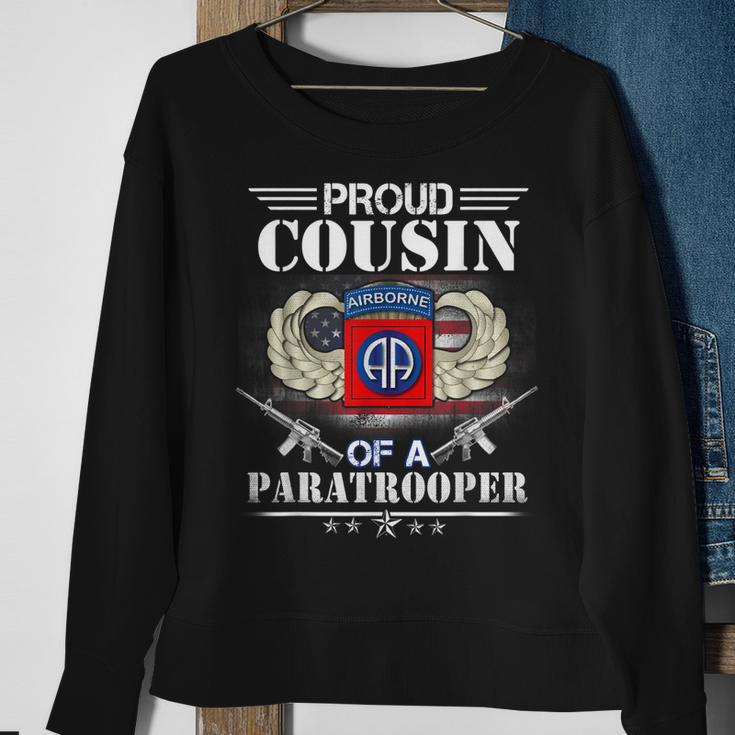 Proud Cousin Of A Army 82Nd Airborne Division Paratrooper Sweatshirt Gifts for Old Women