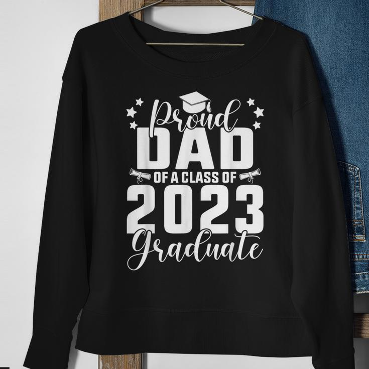 Proud Dad Of A Class Of 2023 Graduate Senior Family Sweatshirt Gifts for Old Women