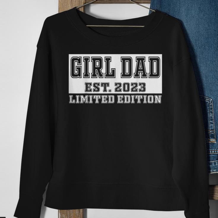 Proud Girl Dad 2023 Father Of Girls Fathers Day Gift For Men Sweatshirt Gifts for Old Women