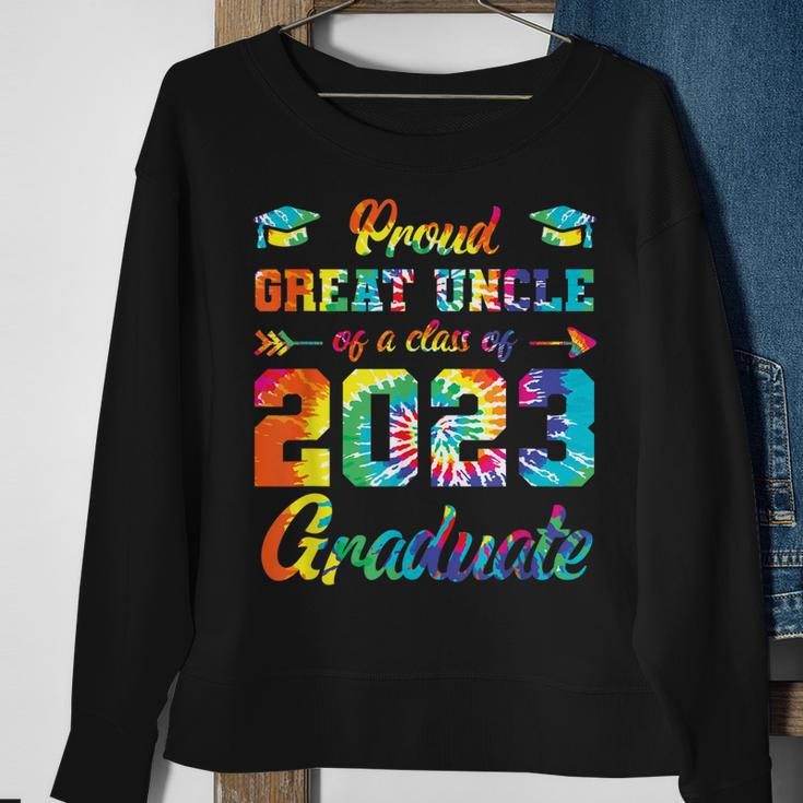 Proud Great Uncle Of A Class 2023 Graduate Senior 23 Tie Dye Sweatshirt Gifts for Old Women