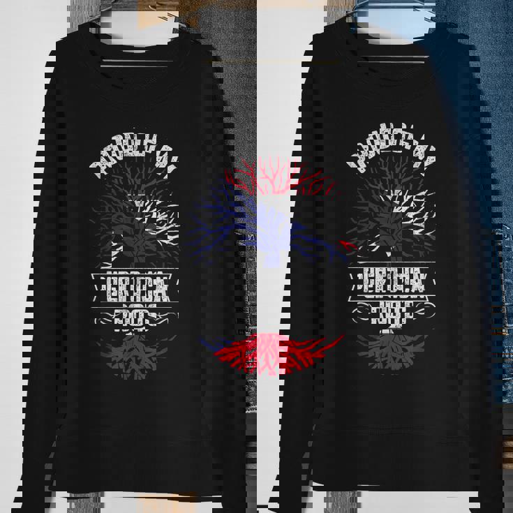 Proud Of My Puerto Rican Roots Puerto Rico Sweatshirt Gifts for Old Women