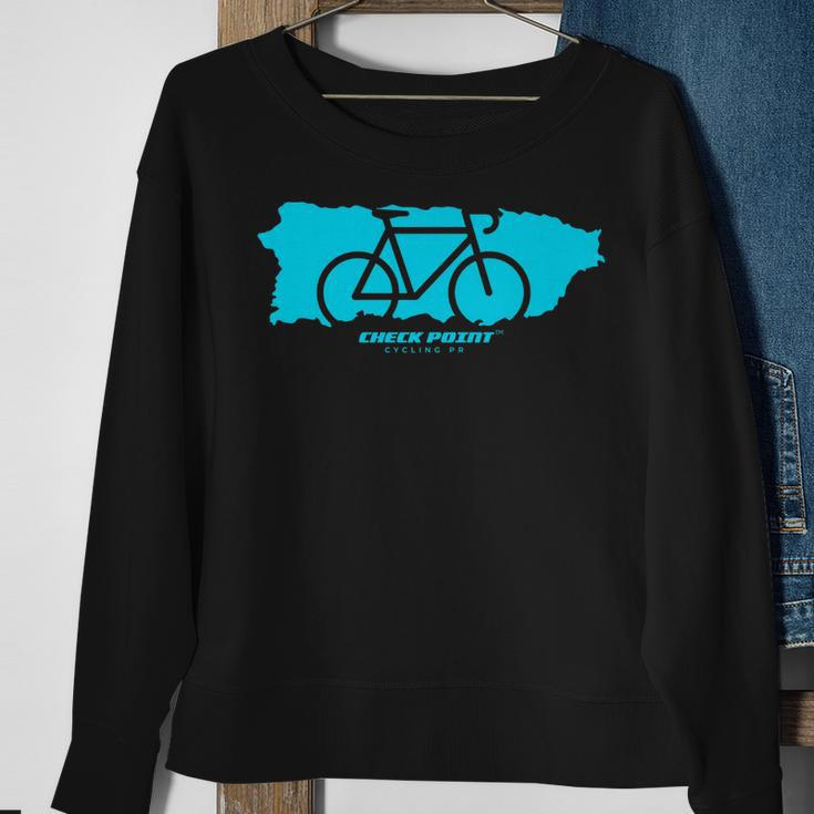 Puerto Rico Bike Cycling Sweatshirt Gifts for Old Women