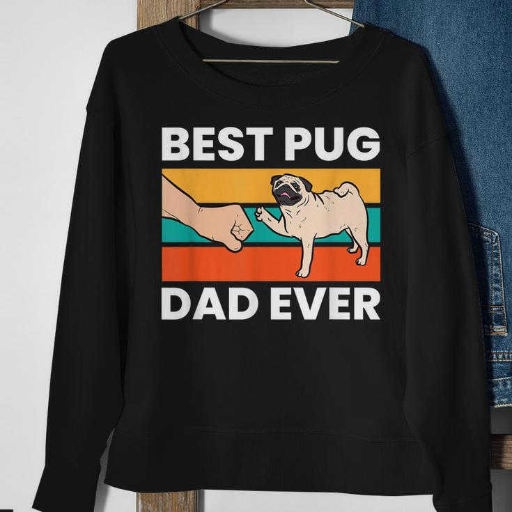 Pug Lover Best Pug Dad Ever Sweatshirt Gifts for Old Women