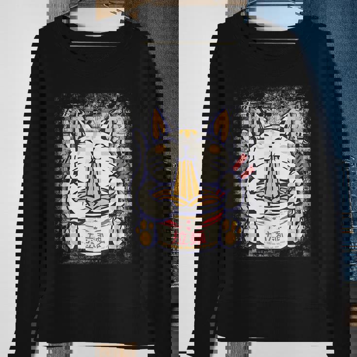 Ramen Cat Kawaii Anime Japanese Gifts Cat Lovers Kawaii Neko V11 Men Women Sweatshirt Graphic Print Unisex Gifts for Old Women