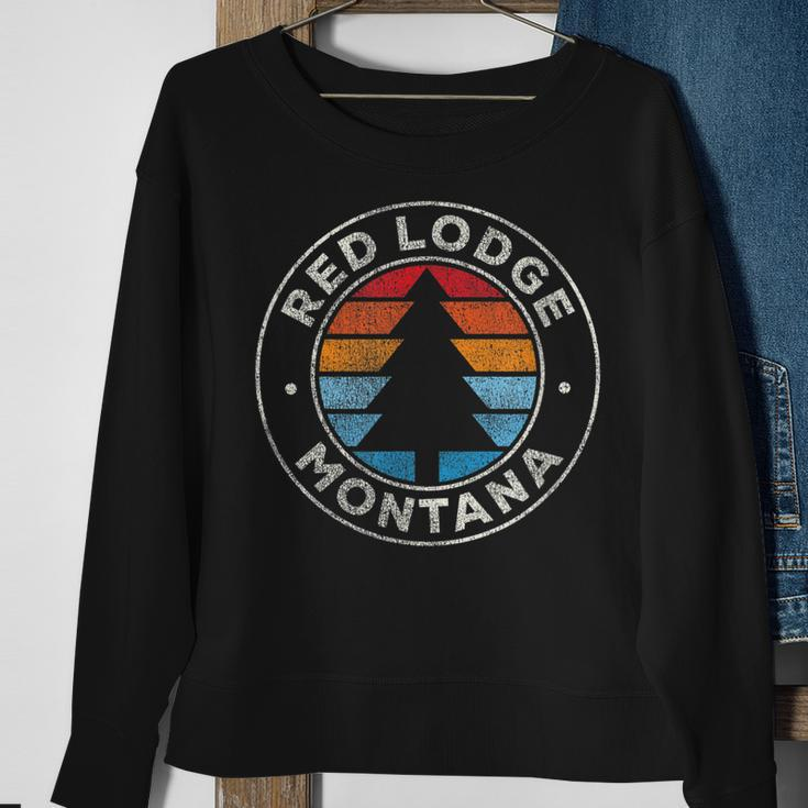 Red Lodge Montana Mt Vintage Graphic Retro 70S Men Women Sweatshirt Graphic Print Unisex Gifts for Old Women