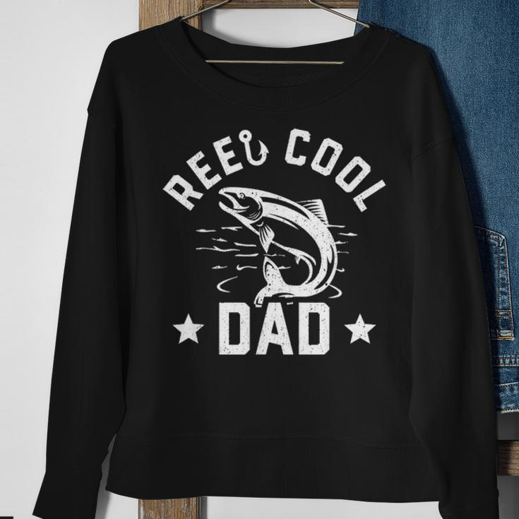 Reel Cool Dad Funny Fishing Fathers Day Gift Sweatshirt Gifts for Old Women