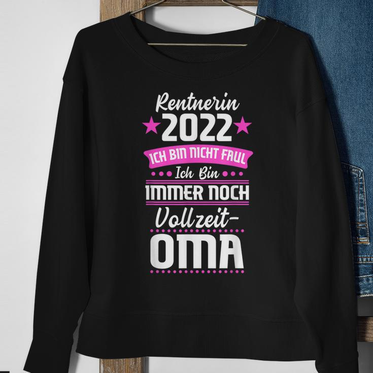 Rentnerin 2022 Vollzeit-Oma Rentnerin 2022 Oma Sweatshirt Geschenke für alte Frauen