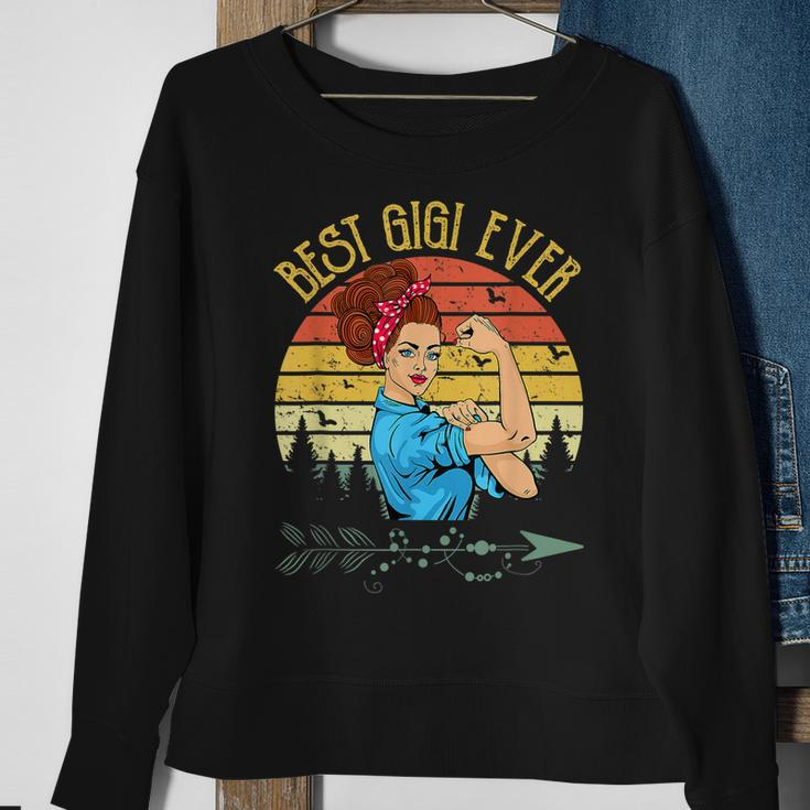 Retro Vintage Best Gigi Ever Gigi Gifts Mothers Day Sweatshirt Gifts for Old Women