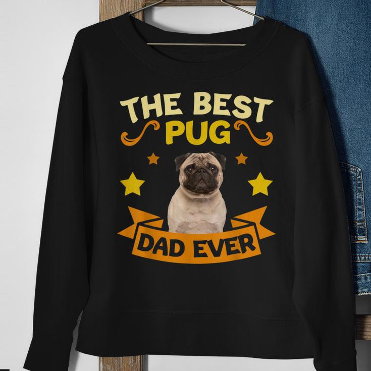 Retro Vintage Best Pug Dad Ever Fathers Day Gift Gift For Mens Sweatshirt Gifts for Old Women