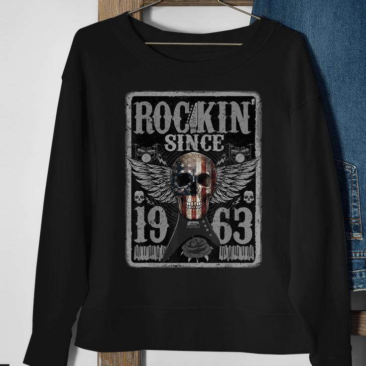 Rockin Since 1963 59 Years Old 59Th Birthday Classic Sweatshirt Gifts for Old Women