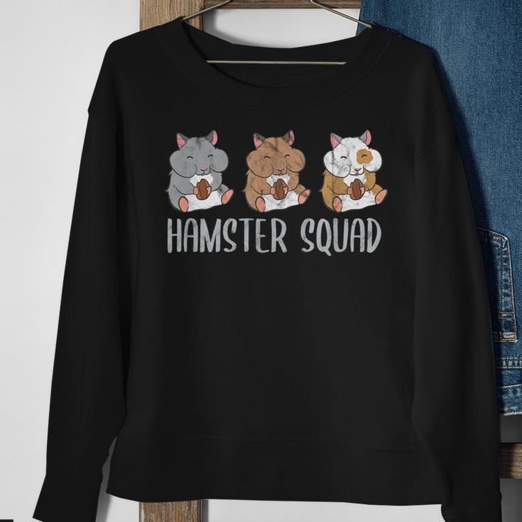 Rodent Hamster Squad Funny Hamsters Team Sweatshirt Gifts for Old Women