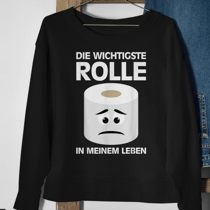 Rolle Klopapier Toilettenpapier Lustige Sprüche Witzige Wc Sweatshirt Geschenke für alte Frauen